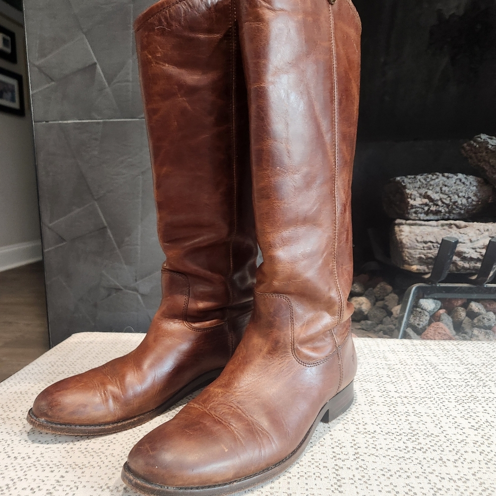 Frye Melissa Button 2 | Cognac | Sz. 9